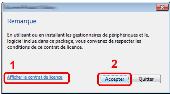 KYOCERA ECOSYS M2540 - Afficher l'écran. - 1