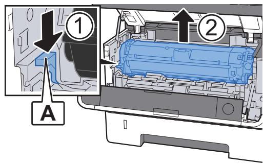 KYOCERA ECOSYS M2540 - Soulever le développement avec la cartouche de toner pour les sorting de la machine. - 1