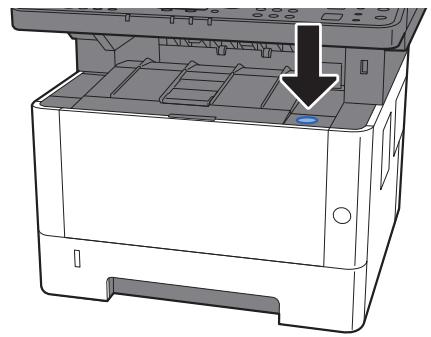 KYOCERA ECOSYS M2540 - Pousser le capot arrêté. - 2