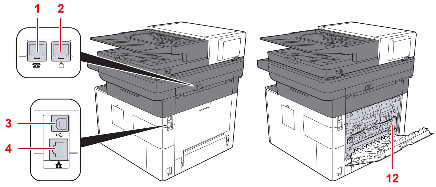 KYOCERA ECOSYS P2135D - ECOSYS P2235D - Nomenclature (connecteurs/intérieur) - 1