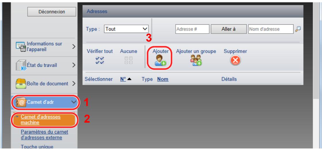 KYOCERA ECOSYS M5521CDN  -  ECOSYS M5521CDW -  ECOSYS M5526CD - Afficher l'écran. - 2