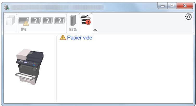 KYOCERA ECOSYS M5521CDN  -  ECOSYS M5521CDW -  ECOSYS M5526CD - Onglet alerte - 1