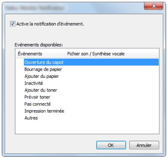 KYOCERA ECOSYS M5521CDN  -  ECOSYS M5521CDW -  ECOSYS M5526CD - Paramètres de notification de status monitor - 1