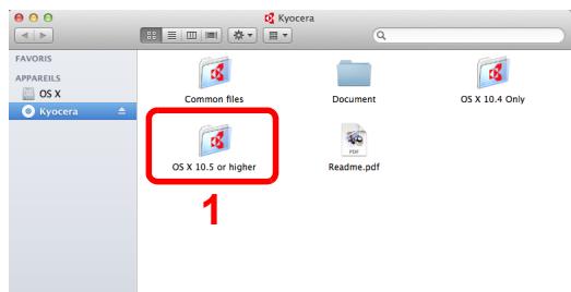 KYOCERA ECOSYS M5521CDN  -  ECOSYS M5521CDW -  ECOSYS M5526CD - Afficher l'écran. - 1