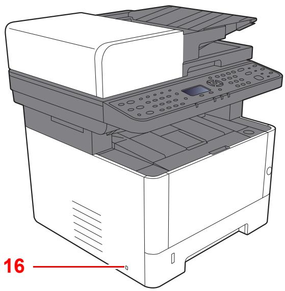 KYOCERA ECOSYS M5521CDN  -  ECOSYS M5521CDW -  ECOSYS M5526CD - Nomenclature (extérieur de la machine) - 3