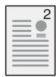KYOCERA ECOSYS M5521CDN  -  ECOSYS M5521CDW -  ECOSYS M5526CD - Recto verso sur recto (uniquement sur les modèles avec une fonction de numérisation recto verso) - 2