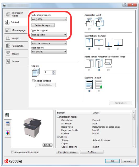 KYOCERA ECOSYS M5521CDN  -  ECOSYS M5521CDW -  ECOSYS M5526CD - Configurer les paramètres - 2