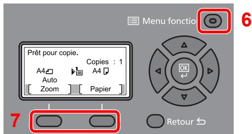 KYOCERA ECOSYS M2135DN - Vérifier les paramètres de l'original et du papier - 2