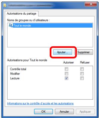 KYOCERA ECOSYS M2135DN - Configurer les paramètres d'autorisation. - 3