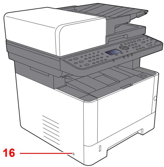 KYOCERA ECOSYS M2135DN - Nomenclature (extérieur de la machine) - 3