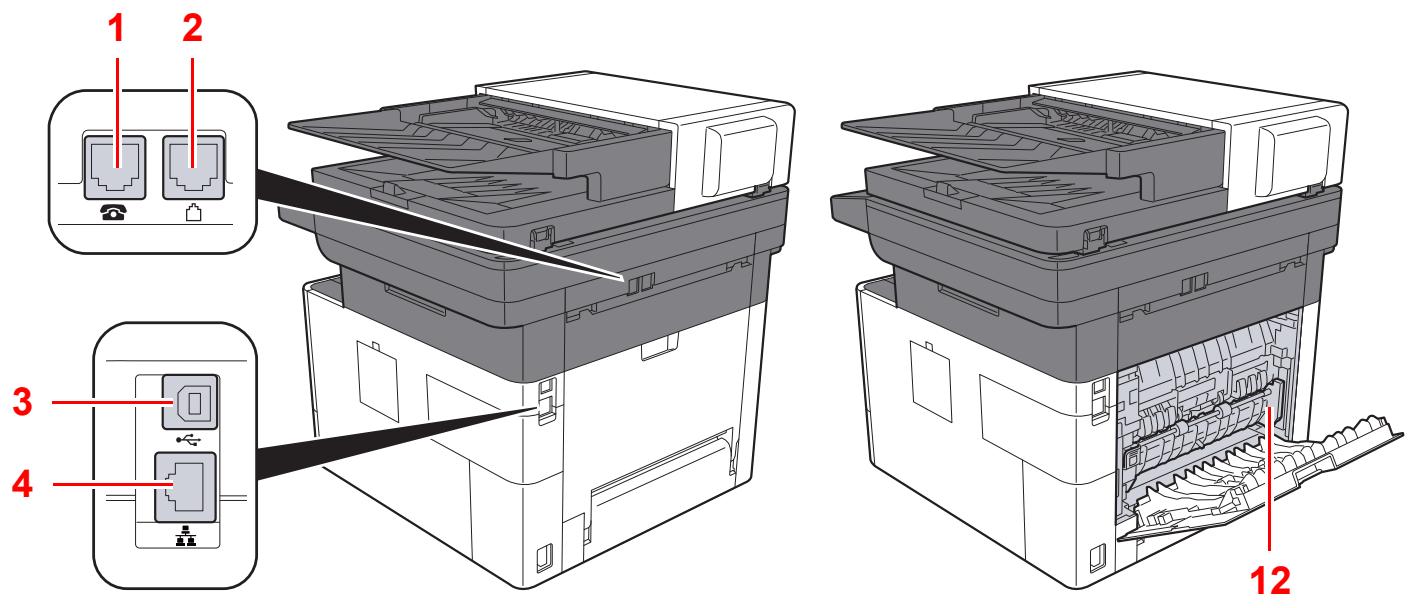 KYOCERA ECOSYS M2135DN - Nomenclature (connecteurs/intérieur) - 1