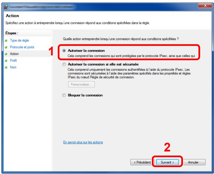 KYOCERA ECOSYS M2135DN - Sélectionner [port] - 3