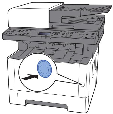KYOCERA ECOSYS M2135DN - Raccorder le câble à la machine. - 2