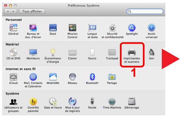KYOCERA ECOSYS M2135DN - Configurer l'imprimante. - 1