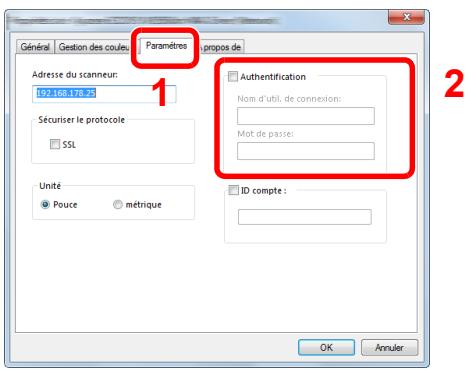 KYOCERA ECOSYS M2135DN - Configurer les paramètres - 1
