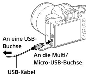 SONY ALPHA 6400 - Anschlieben der Kamera an einen Computer - 1