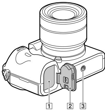 SONY ALPHA 6400 - Notes on USB terminals - 1