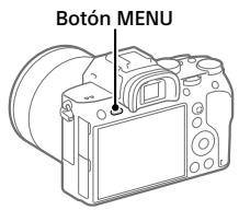 SONY ALPHA 6400 - Utilización de los elementos de MENU - 1
