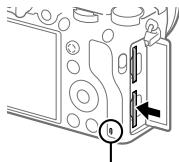 SONY ALPHA A7 III - Per rimuovere la scheda di memoria - 1