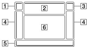 SONY ALPHA A7 III - Iconos en la pantalla de toma de imagen - 1