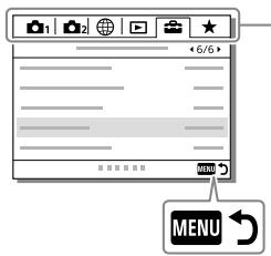 SONY ALPHA A7 III - Brug af MENU-punkter - 2