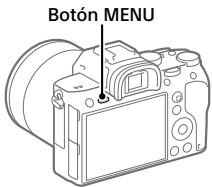 SONY ALPHA A7 III - Utilización de los elementos de MENU - 1
