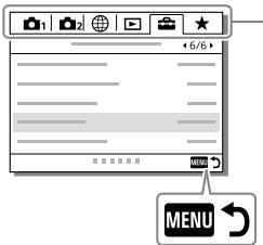 SONY ALPHA A7 III - Using MENU items - 2