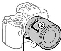 SONY ALPHA A7 III - Для снятия объектива - 1