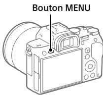 SONY ALPHA A7 III - Utilisation des éléments du MENU - 1