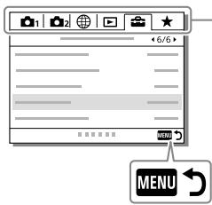 SONY ALPHA A7 III - Uso delle voci del MENU - 2