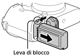 SONY ALPHA A7 III - Per rimuovere il pacco batteria - 1
