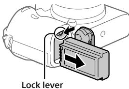SONY ALPHA A7 III - To remove the battery pack - 1