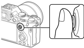SONY ALPHA A7 III - Utilisation du sélecteur multidirectionnel - 1
