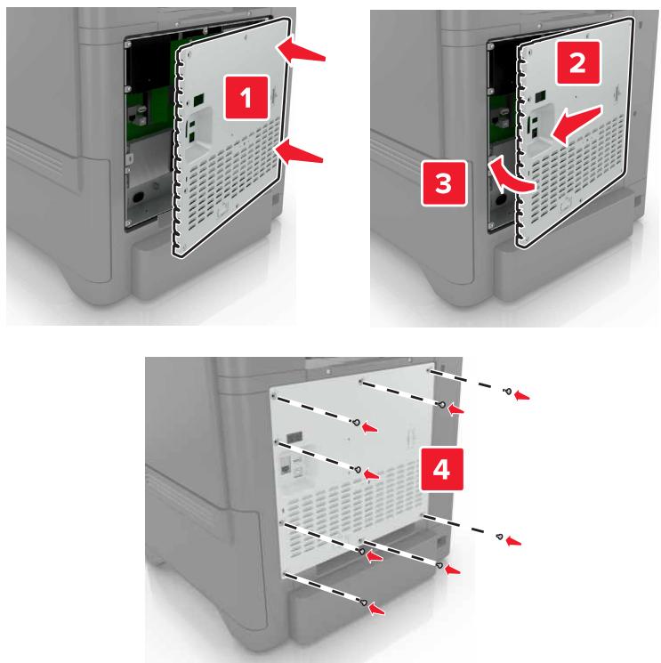 LEXMARK CS410 - CS417DN - Refixez le capot. - 1
