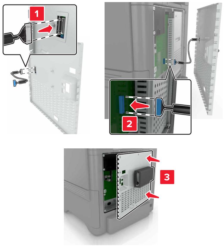 LEXMARK CS410 - CS417DN - Installation d'un port de solutions interne - 5