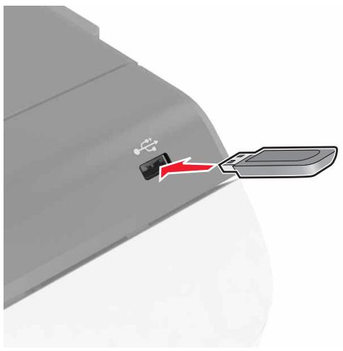 LEXMARK CS410 - CS417DN - Impression à partir d'un lecteur flash - 1