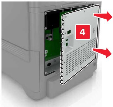 LEXMARK MS810 - MS811 - MS812D - MS817DN - MS818DN - Installation d'un disque dur sur l'imprimante - 4