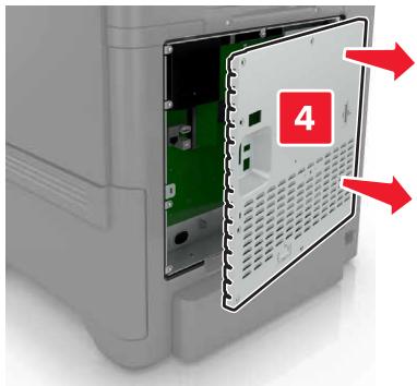 LEXMARK MS810 - MS811 - MS812D - MS817DN - MS818DN - Installation d'un port de solutions internes - 4
