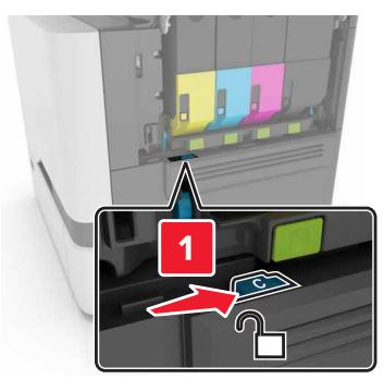 LEXMARK CX317DN - Installation d'un disque dur sur l'imprimante - 10