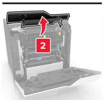 LEXMARK CX317DN - Bourrage papier dans le réceptacle standard - 4