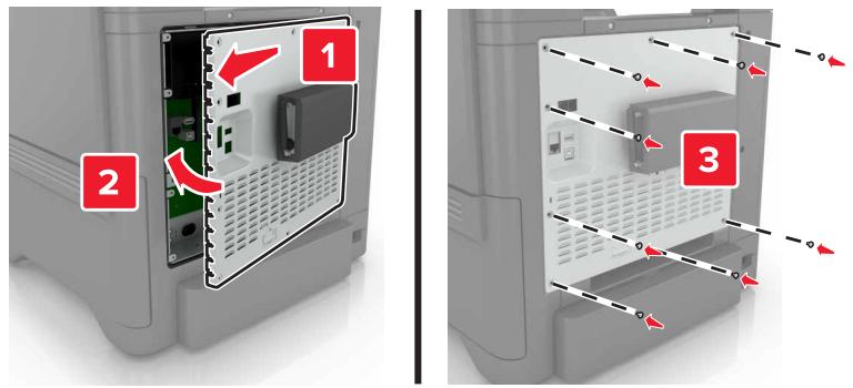 LEXMARK CX317DN - Installation d'un port de solutions internes - 13