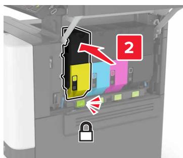 LEXMARK CX317DN - Remplacement d'une cartouche de toner - 7