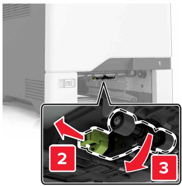 LEXMARK CX317DN - Remplacement du rouleau de saisie du tiroir de 550 feuilles - 3