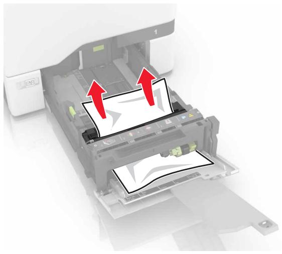 LEXMARK CX317DN - Bourrage de papier dans le chargeur multifonction - 1