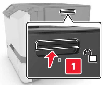 LEXMARK CX317DN - Remplacement de la bouteille de récupération de toner - 1