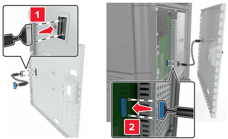 LEXMARK CX317DN - Installation d'un port de solutions internes - 11
