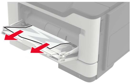 LEXMARK CX410 - Bourrage papier dans le chargeur multifonction - 1