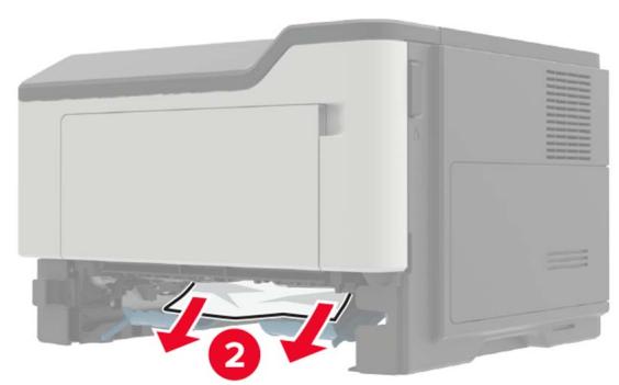 LEXMARK CX410 - Bourrage papier dans l'unité d'impression recto verso - 3
