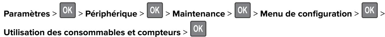 LEXMARK CX410 - Remplacez la cartouche, zone d'impression inadaptée - 1