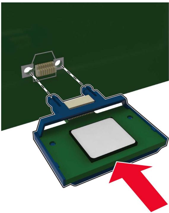 LEXMARK CX410 - Installation d'une carte en option - 3